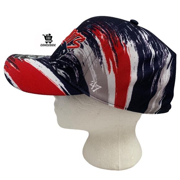 '47 Brand Solo Stretch Fit New England Patriots NFL Football Embroidered Hat Cap - Picture 4 of 12